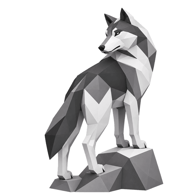Wolf illustration